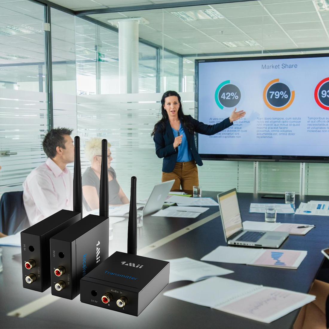 1Mii RT5066M bezprzewodowy system audio do domu i biura