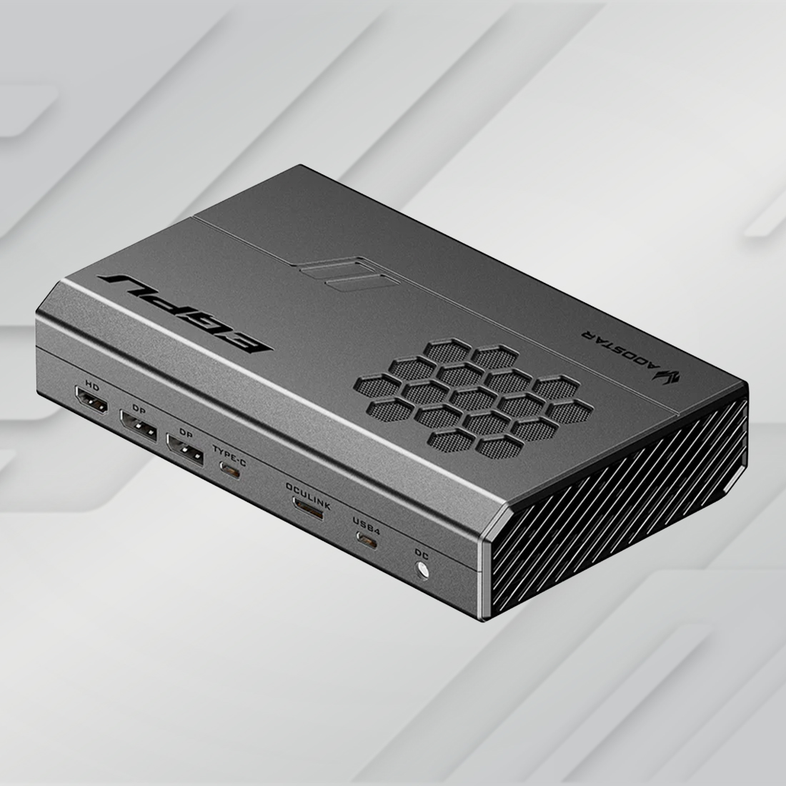 AOOSTAR XG76XT eGPU z Radeon RX 7600 XT – najważniejsze cechy i porty