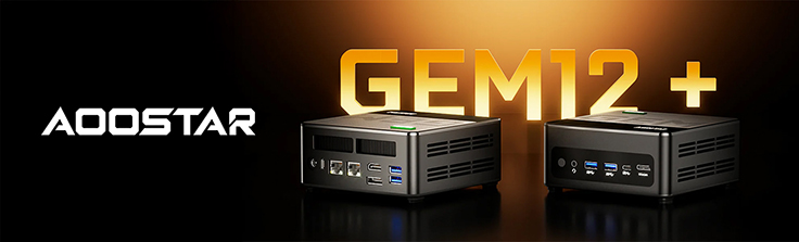 AOOSTAR GEM12+ Ryzen 7 PRO 8845HS – kompaktowy mini komputer o mocy desktopa