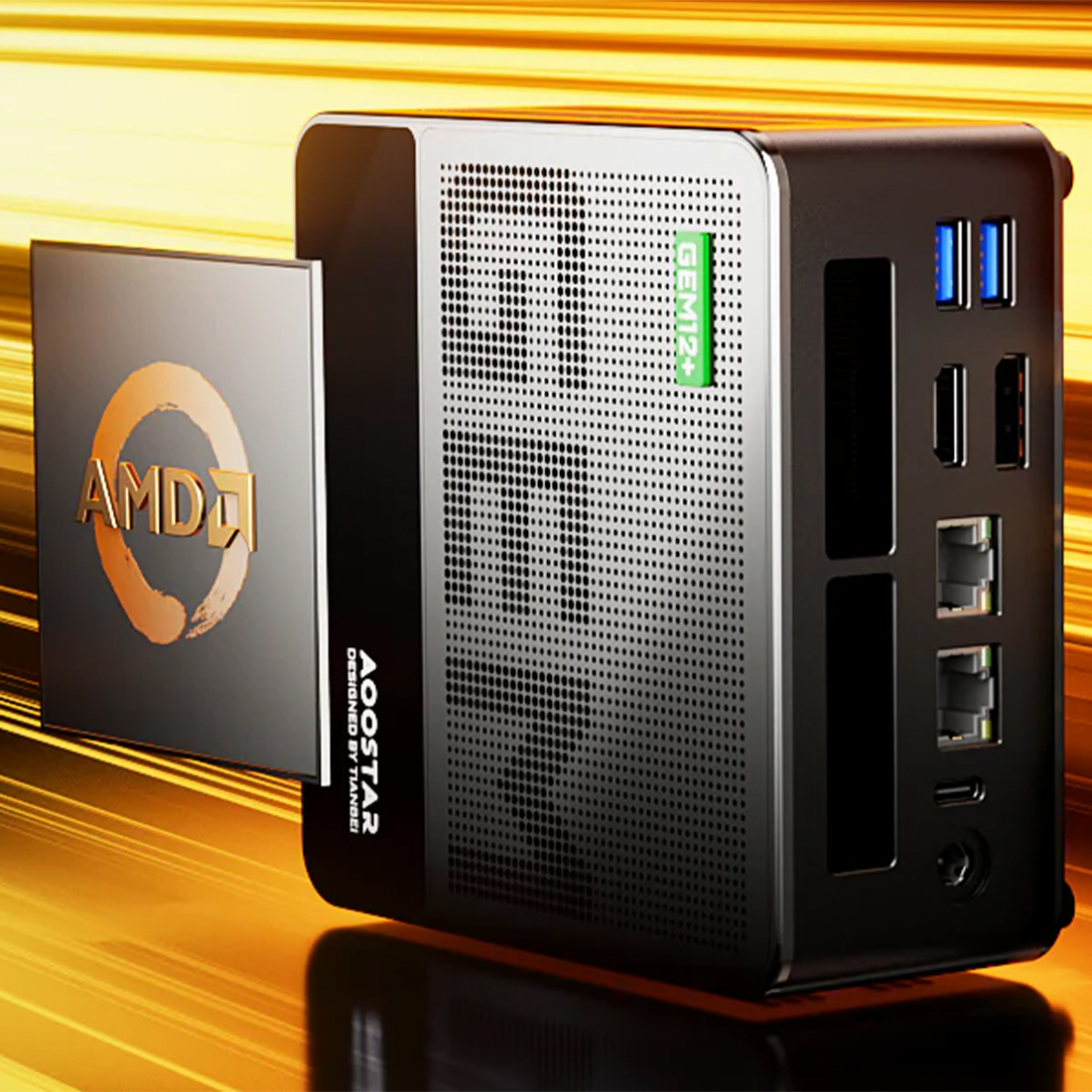 AOOSTAR GEM12+ Ryzen 7 PRO 8845HS – najważniejsze cechy mini PC