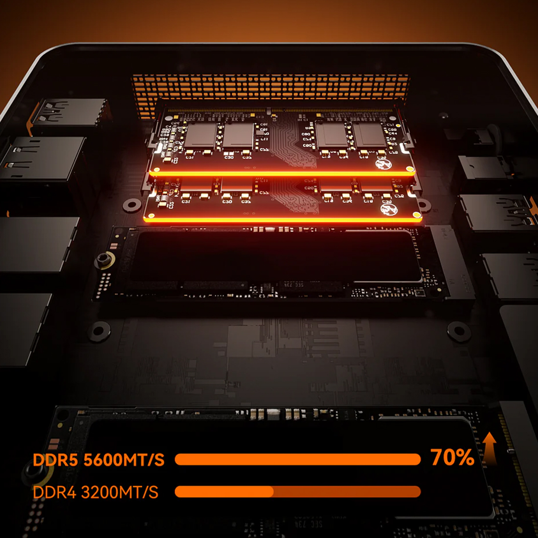 AOOSTAR GEM12+ – pamięć DDR5 5600 MHz 32 GB dual channel