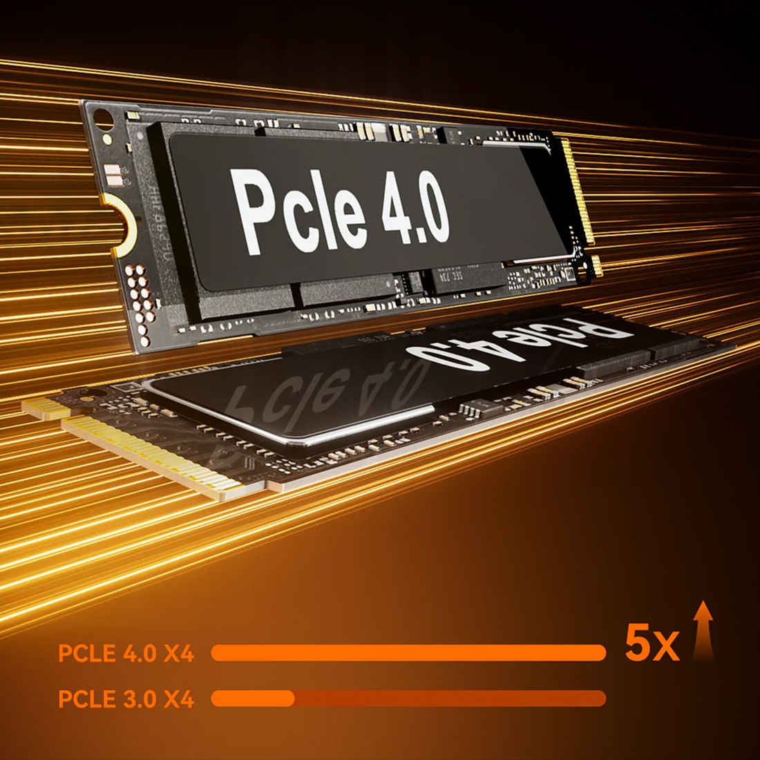 AOOSTAR GEM12+ – szybki dysk SSD NVMe PCIe 4.0 1 TB