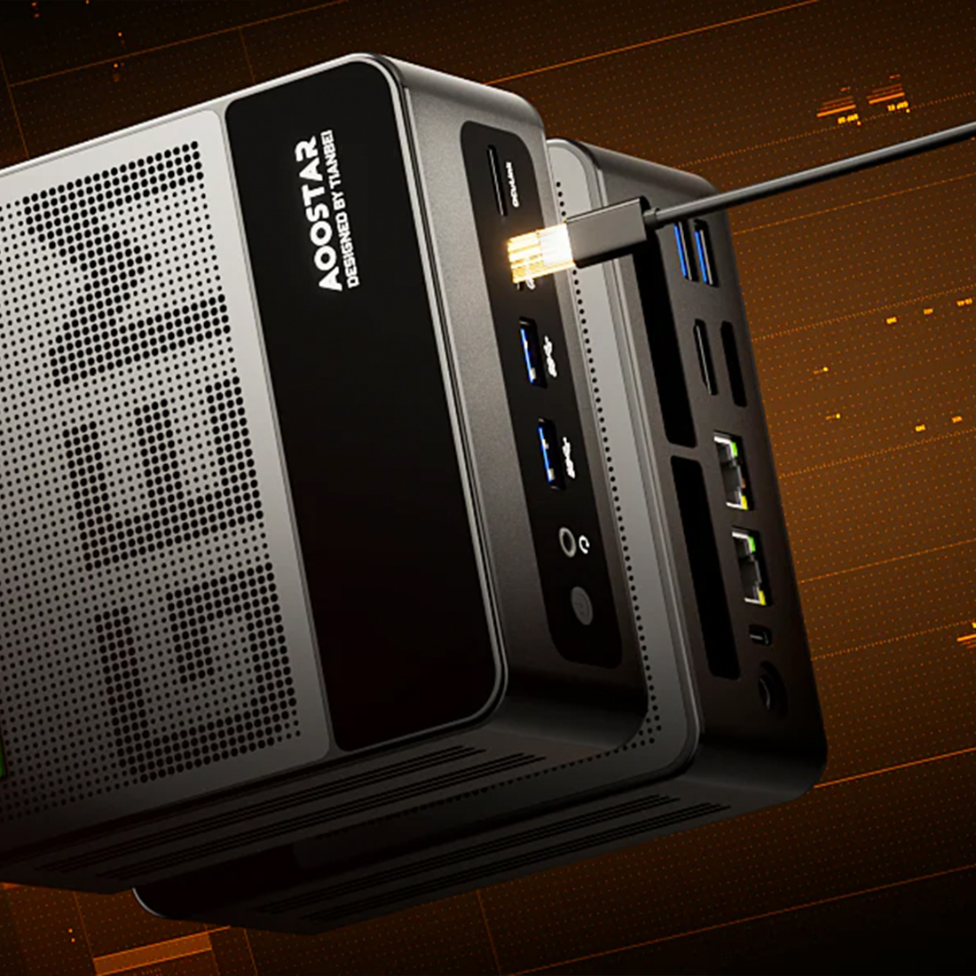 AOOSTAR GEM12+ – porty USB4 i OCuLink PCIe 4.0 x4