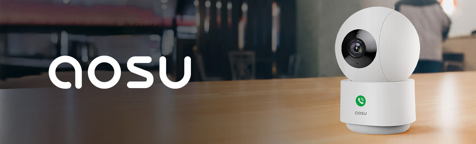 Aosu P1 Pro kamera wewnętrzna 4MP QHD obrotowa Wi-Fi 5 GHz 2.4 GHz monitoring domu