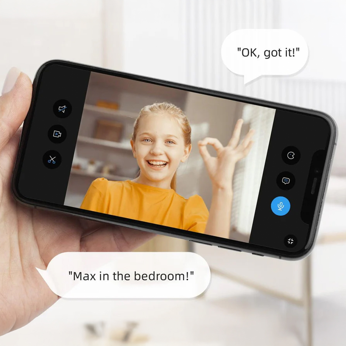 Aosu P1 Pro dwukierunkowa rozmowa kamera do domu