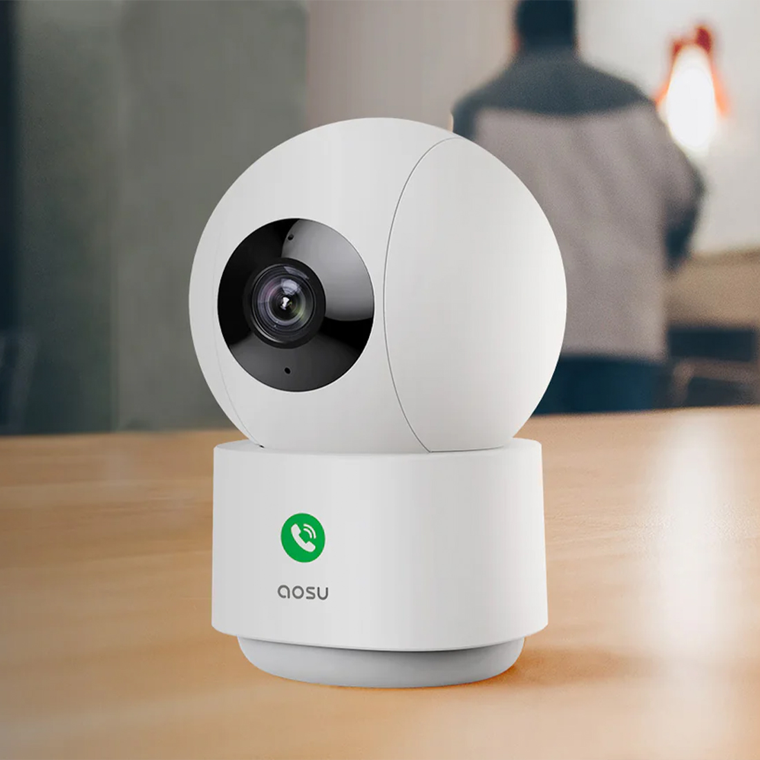 Aosu P1 Pro kamera wewnętrzna obrotowa 360 stopni inteligentne śledzenie ruchu