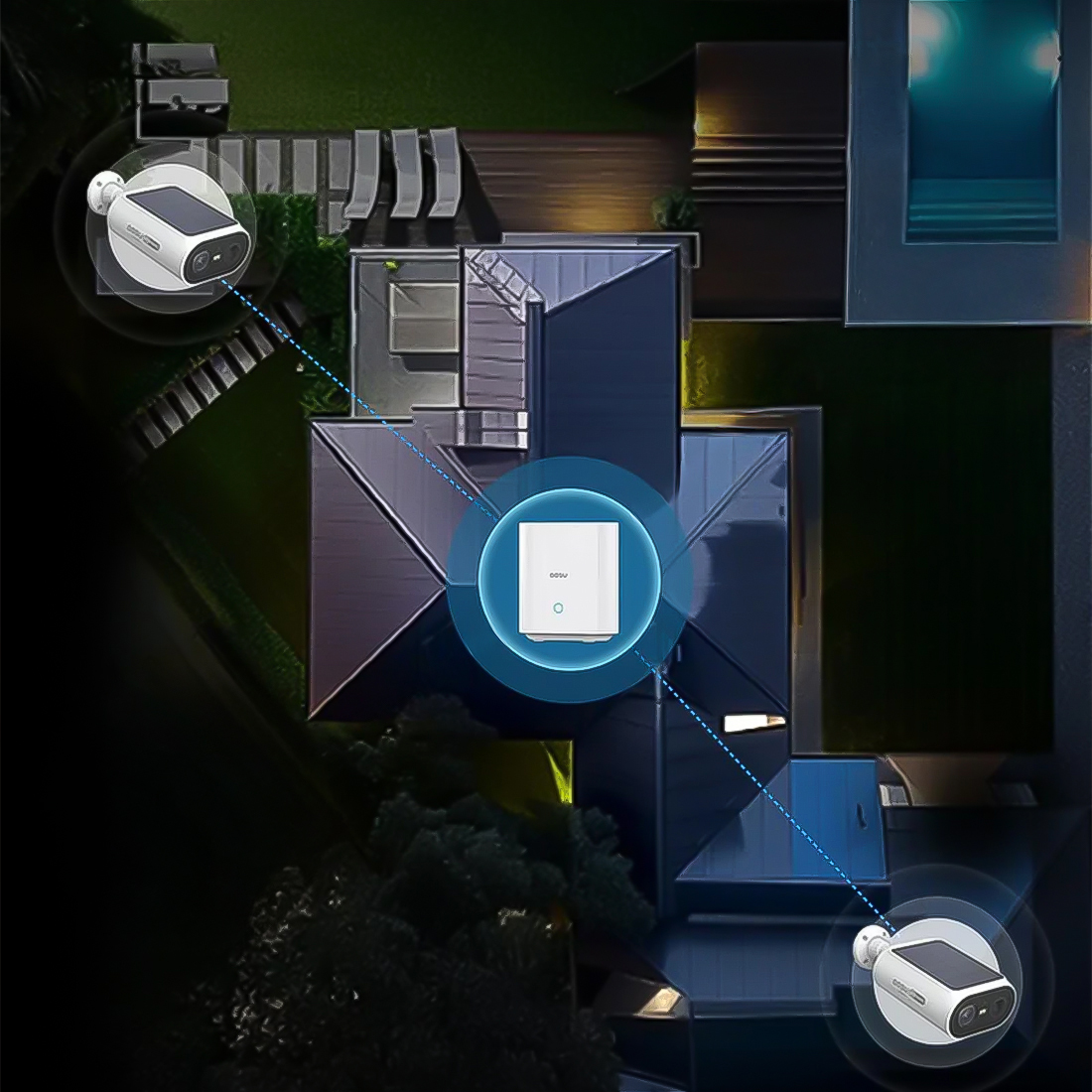 Aosu P1 SE najważniejsze cechy zestaw kamer solarnych 2K