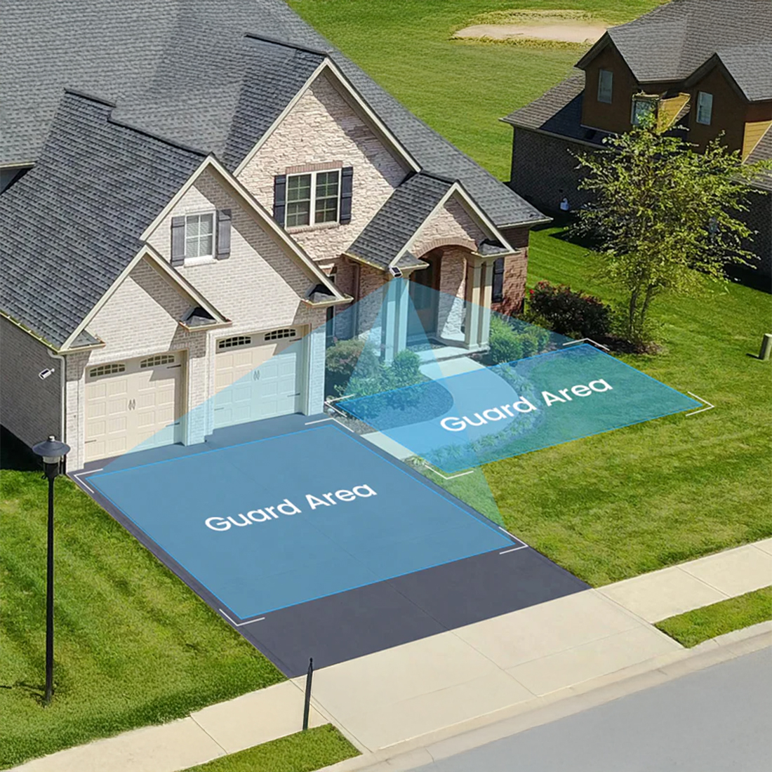 aosu P1 SE strefy wykrywania ruchu konfiguracja w aplikacji