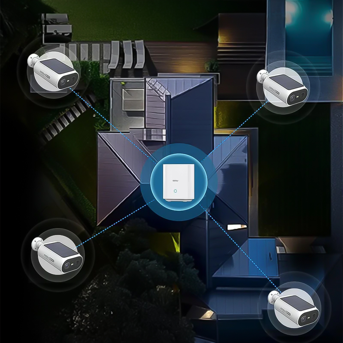 Aosu P1 SE najważniejsze cechy zestaw kamer solarnych 2K