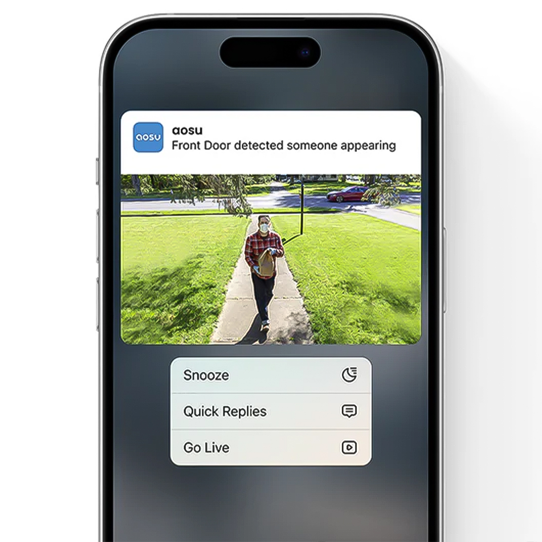 Aosu P1 SE powiadomienia podgląd na żywo aplikacja