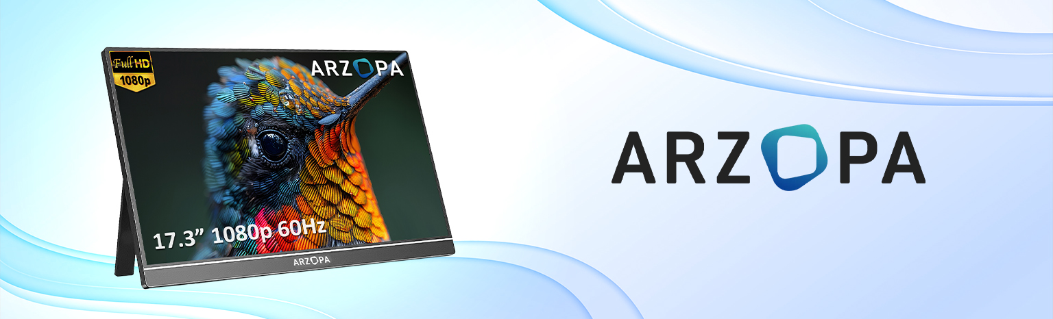przenośny monitor Full HD ARZOPA A1M z USB-C i HDMI