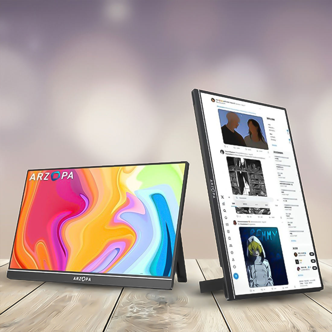 ekran 14 cali ARZOPA A1S do telefonu z trybem DeX