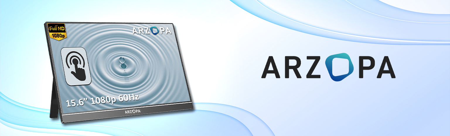 przenośny monitor Full HD ARZOPA A1T z USB-C i HDMI