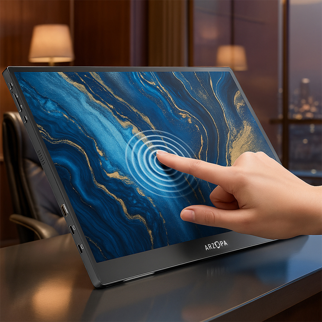 dodatkowy monitor do laptopa 15.6 cali 1920×1080 ARZOPA