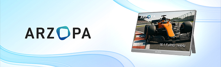mobilny ekran ARZOPA Z1FC 16 cali do pracy zdalnej