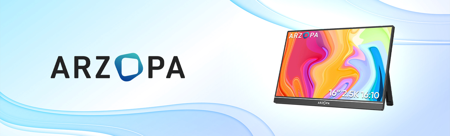 przenośny monitor 2.5K ARZOPA Z1RC z USB-C i HDMI