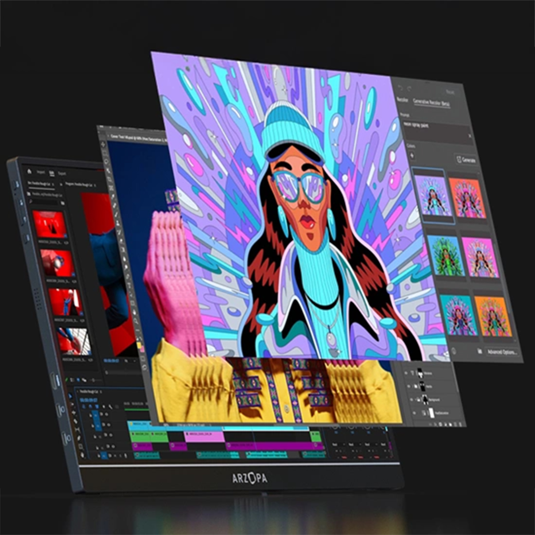 ekran pomocniczy ARZOPA Z1RC do MacBooka i iPada Pro