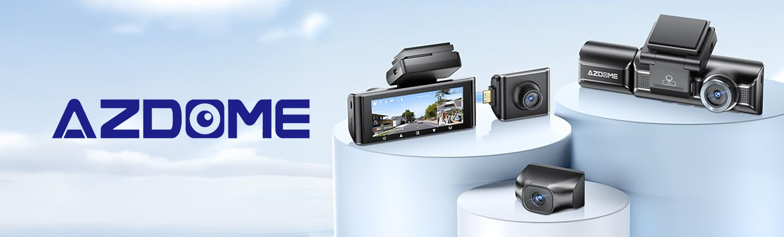 kamera samochodowa AZDOME M550 Max 3CH przód 4K tył 2.5K kabina 1080p