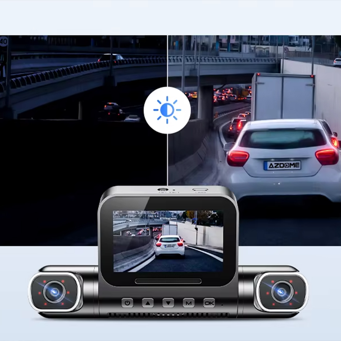 Azdome M660 super nocna wizja WDR IR wysoka jakość nagrań po zmroku