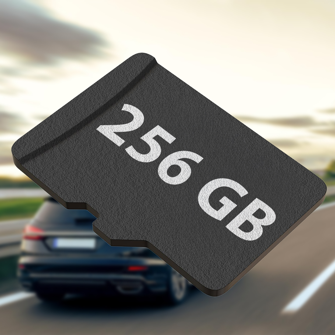 AZDOME S58 4G karta pamięci microSD 256GB nagrywanie w pętli znacznik daty czasu i numeru rejestracyjnego