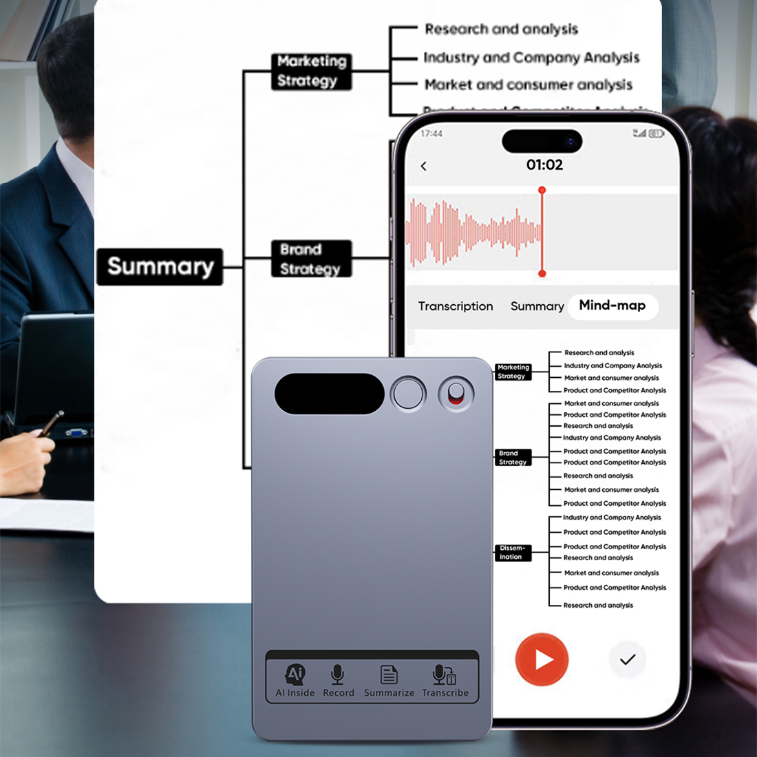 alvora FW920 rejestrator rozmów z aplikacją ios android