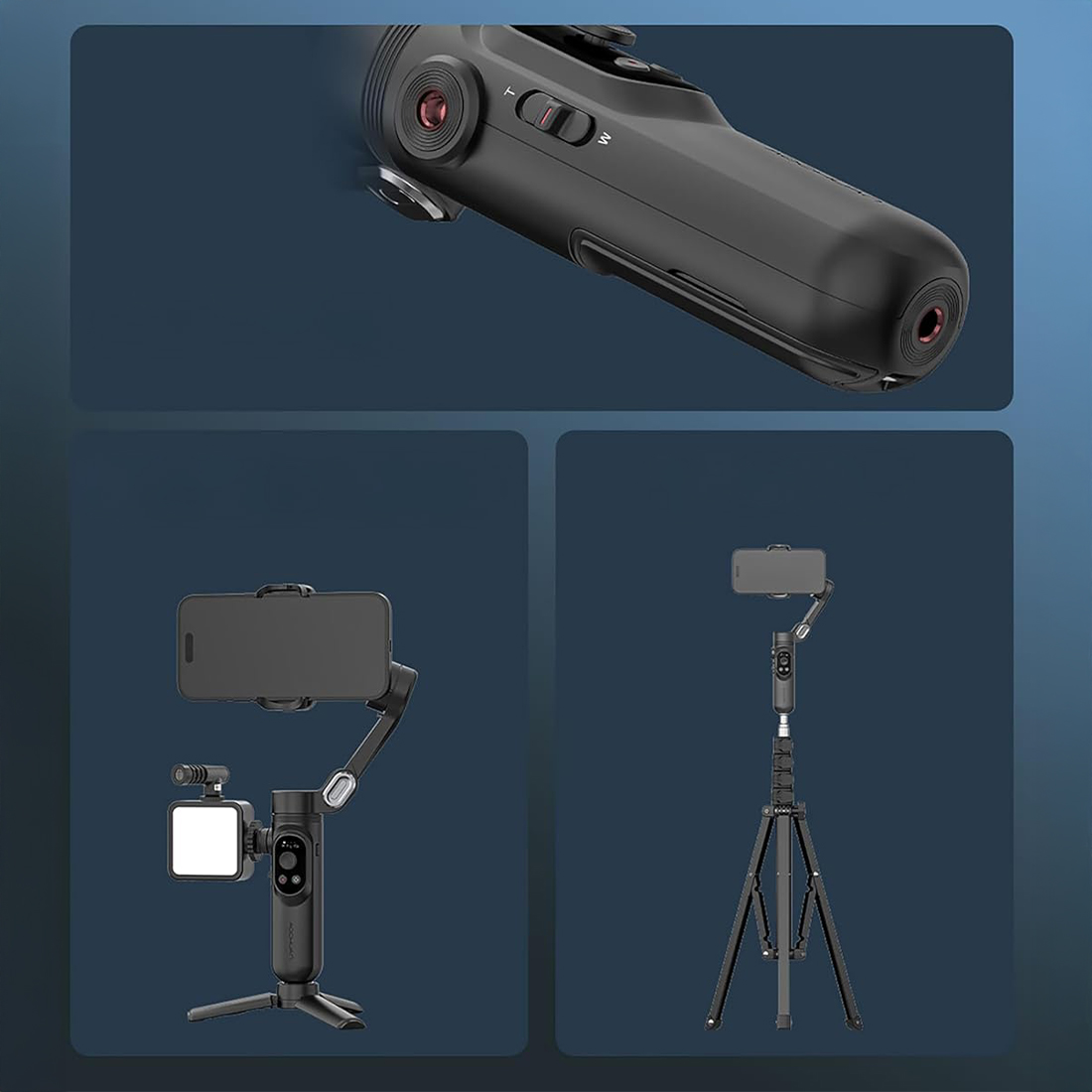Gimbal Smart X z dodatkowymi akcesoriami