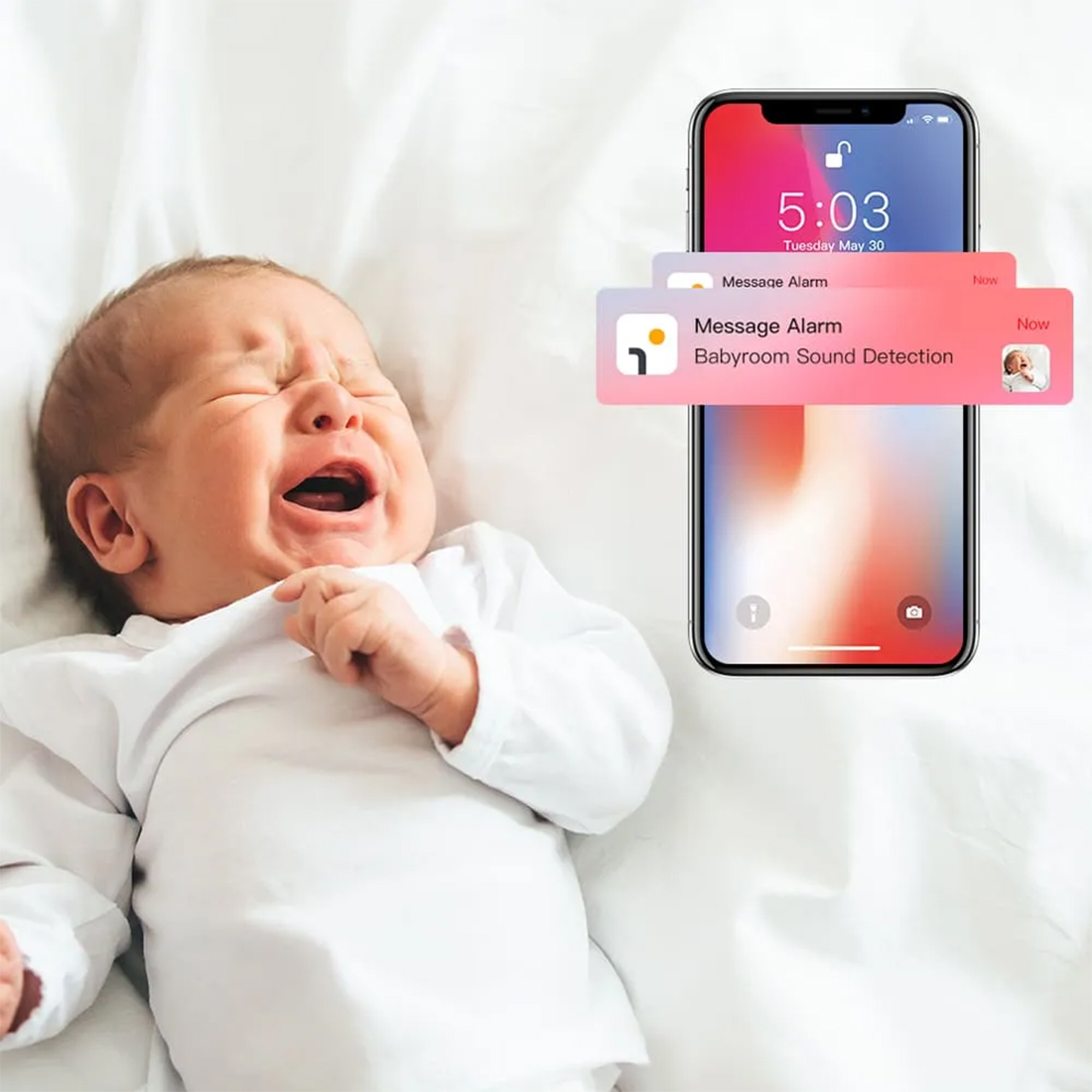 AInanny – wykrywanie płaczu i nietypowych dźwięków