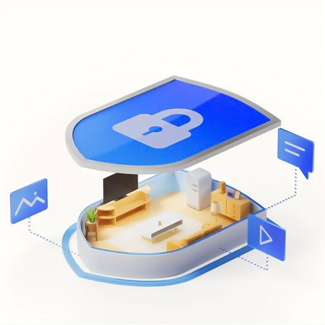 Arenti GO3G+SP2 – szyfrowanie AES-128 chroniące prywatność użytkownika