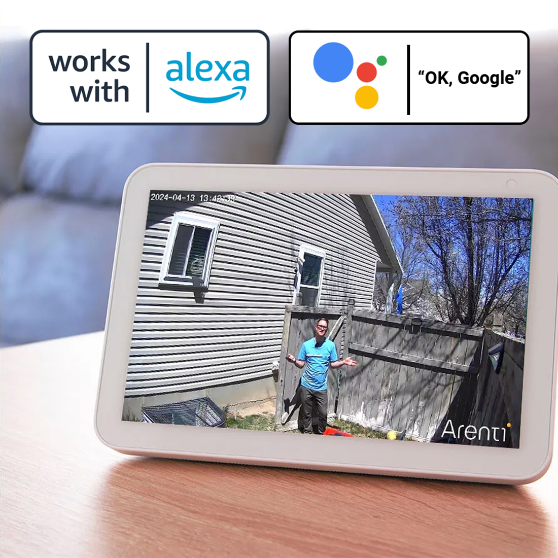 Arenti GO3G+SP2 – współpraca z asystentami głosowymi Alexa i Google Assistant