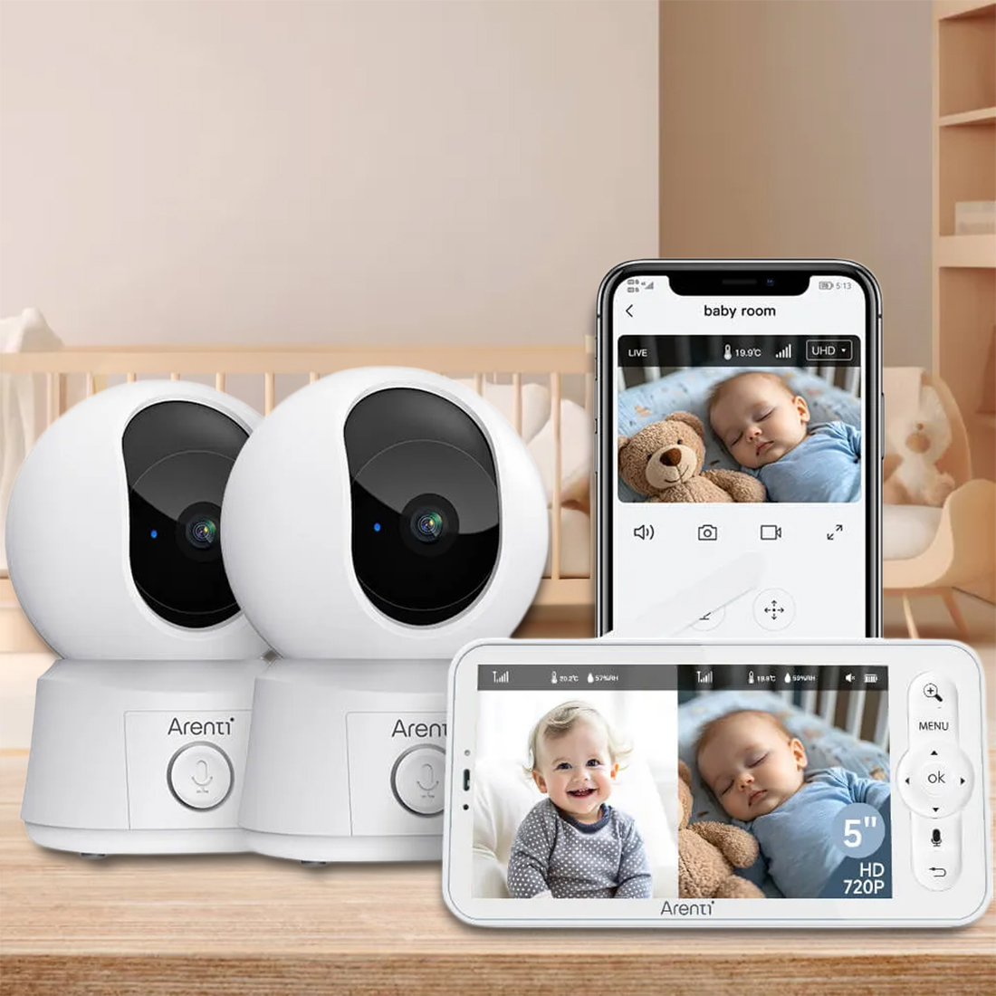 Arenti AInanny B2 Smart – najważniejsze funkcje i zalety wideo-nianii