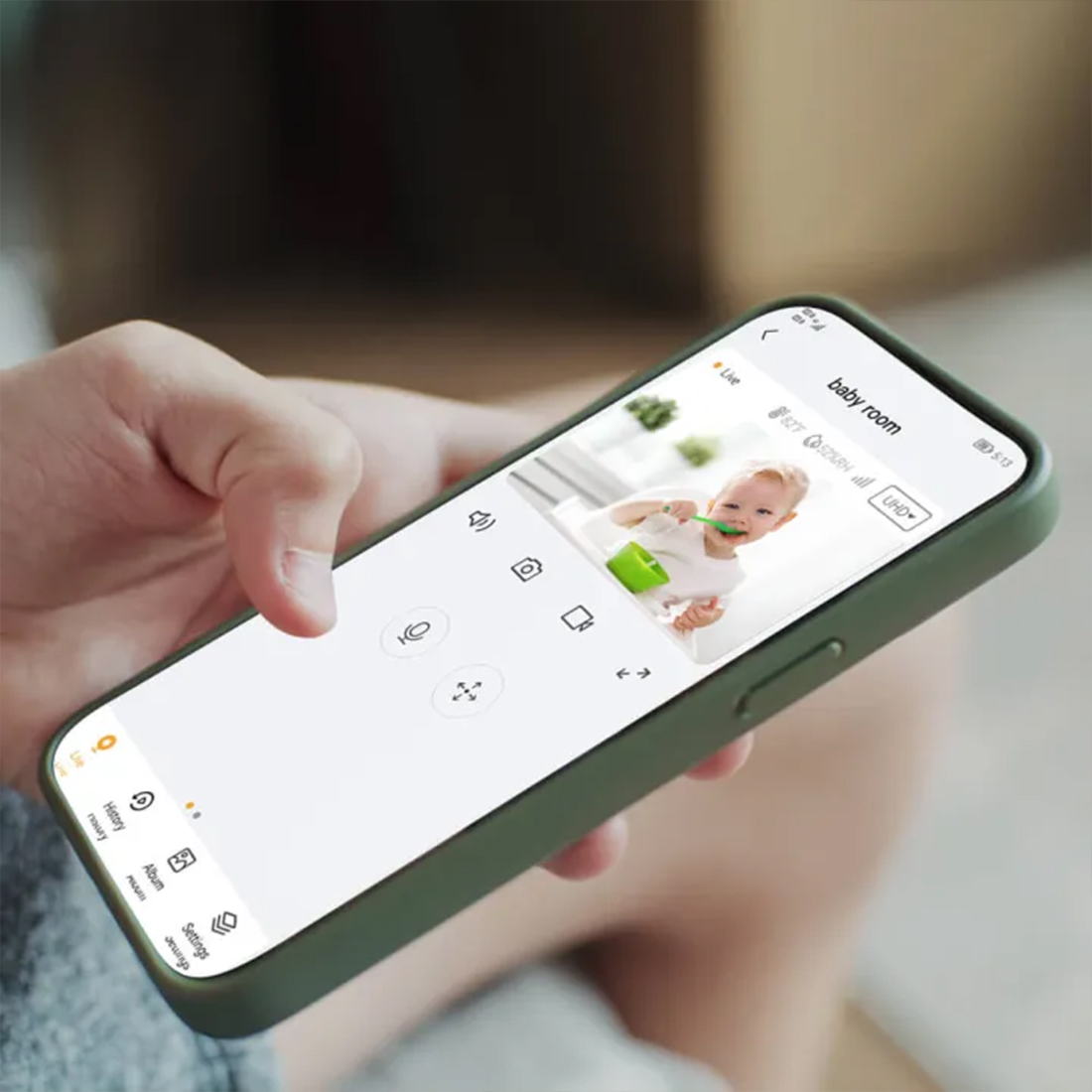 AInanny B2 Smart – zdalny podgląd przez aplikację Arenti oraz obsługa Alexa i Google Home