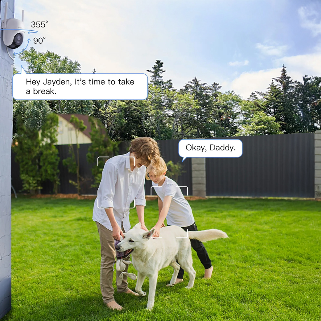 Arenti OP1 kamera z inteligentnym śledzeniem AI i detekcją osoby