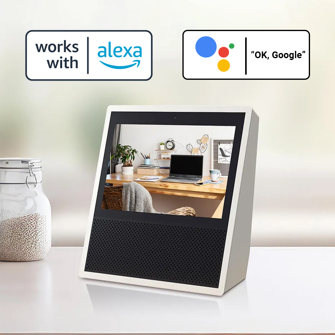 Arenti P3TT – współpraca z Amazon Alexa i Google Assistant, sterowanie głosowe i podgląd na ekranie