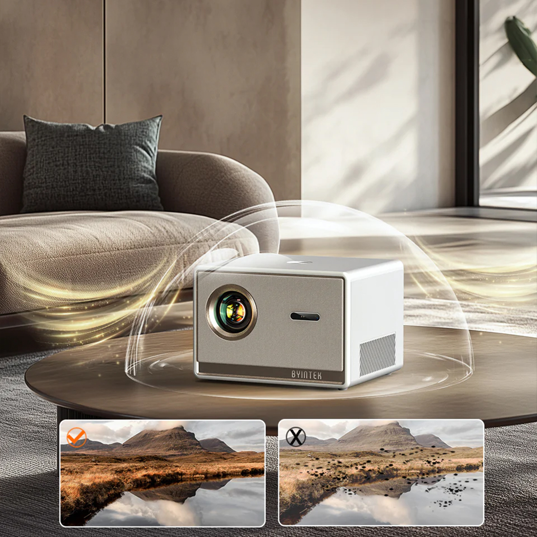 BYINTEK PLATO T5 Max pyłoszczelny układ optyczny dust proof projector