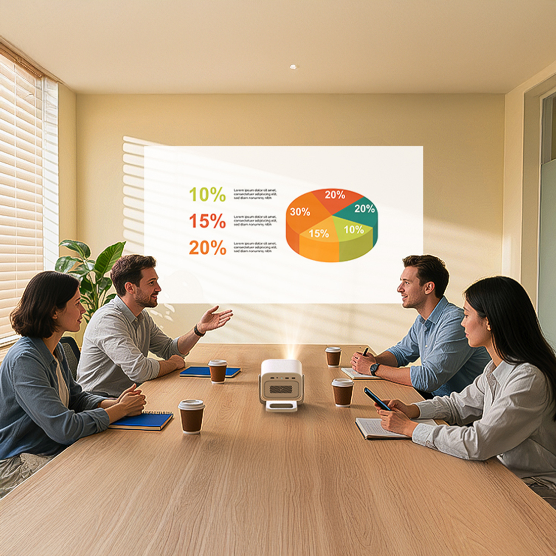 BYINTEK UFO U90 technologia DLP źródło światła LED OSRAM 50000 godzin