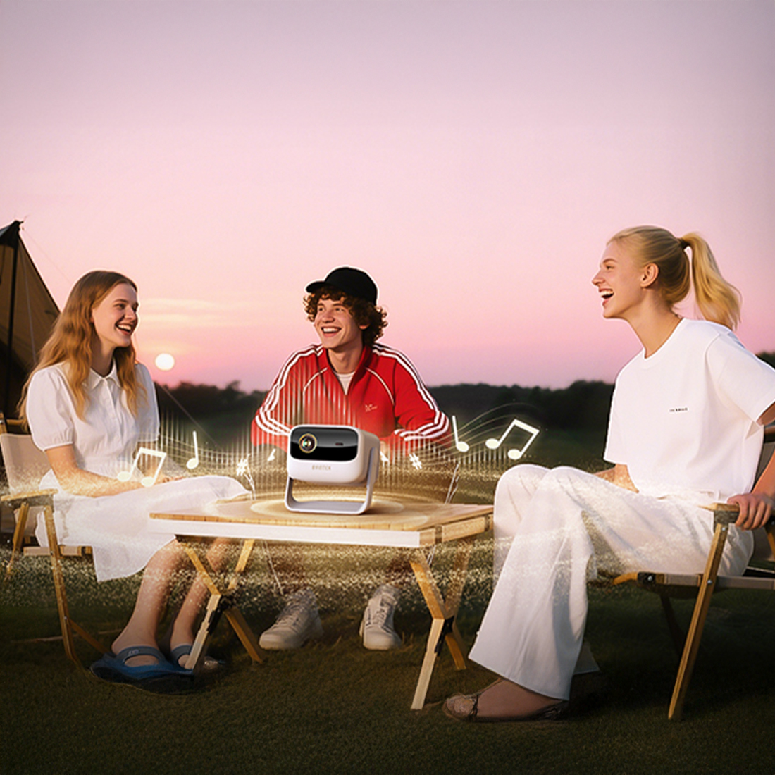 BYINTEK UFO U90 zastosowanie filmy gry sport projekcje mobilne