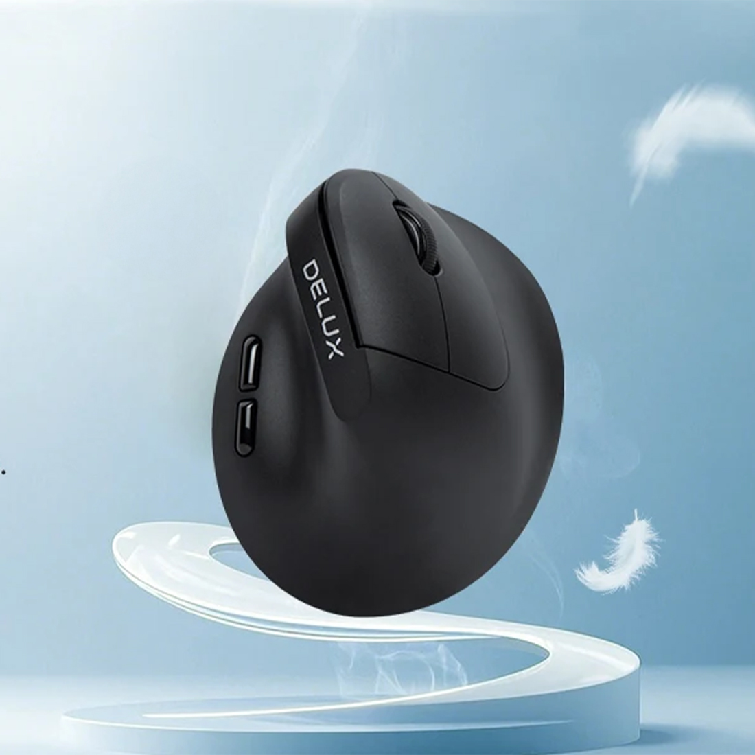 ergonomiczna mysz Delux M618AIR GX z bezprzewodowym połączeniem 2.4G