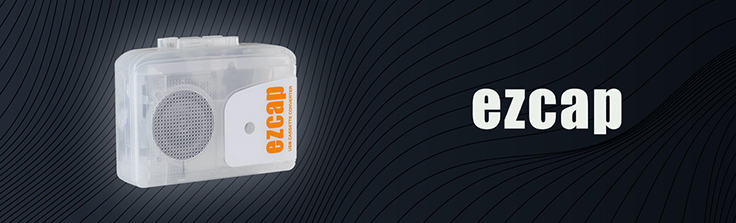 EZCAP 249 TapeDigi 3 – przenośny odtwarzacz kaset i konwerter MP3/WAV Plug & Play