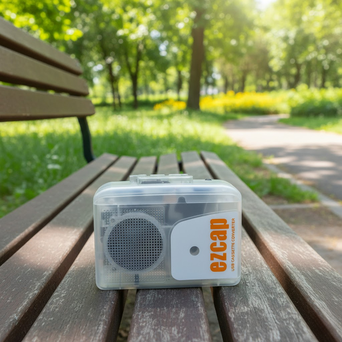 EZCAP 249 TapeDigi 3 – zasilanie z baterii AA lub przez port USB-C