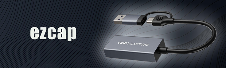 EZCAP370M Cam Link U3 – karta przechwytująca HDMI 4K Plug & Play do OBS i YouTube Live