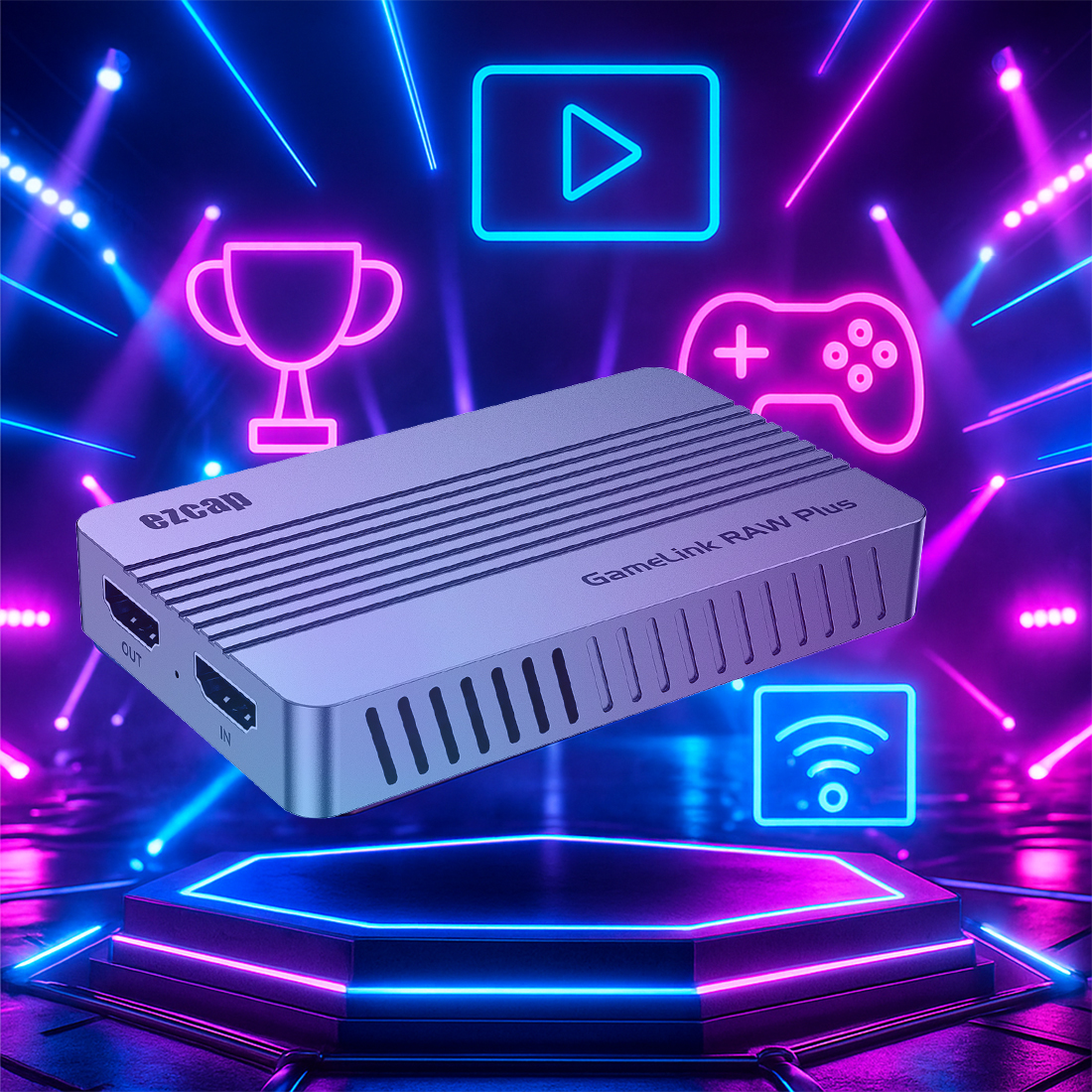 EZCAP 366 GameLink RAW Plus – pass-through HDMI bez lagów dla graczy e-sportowych i streamerów