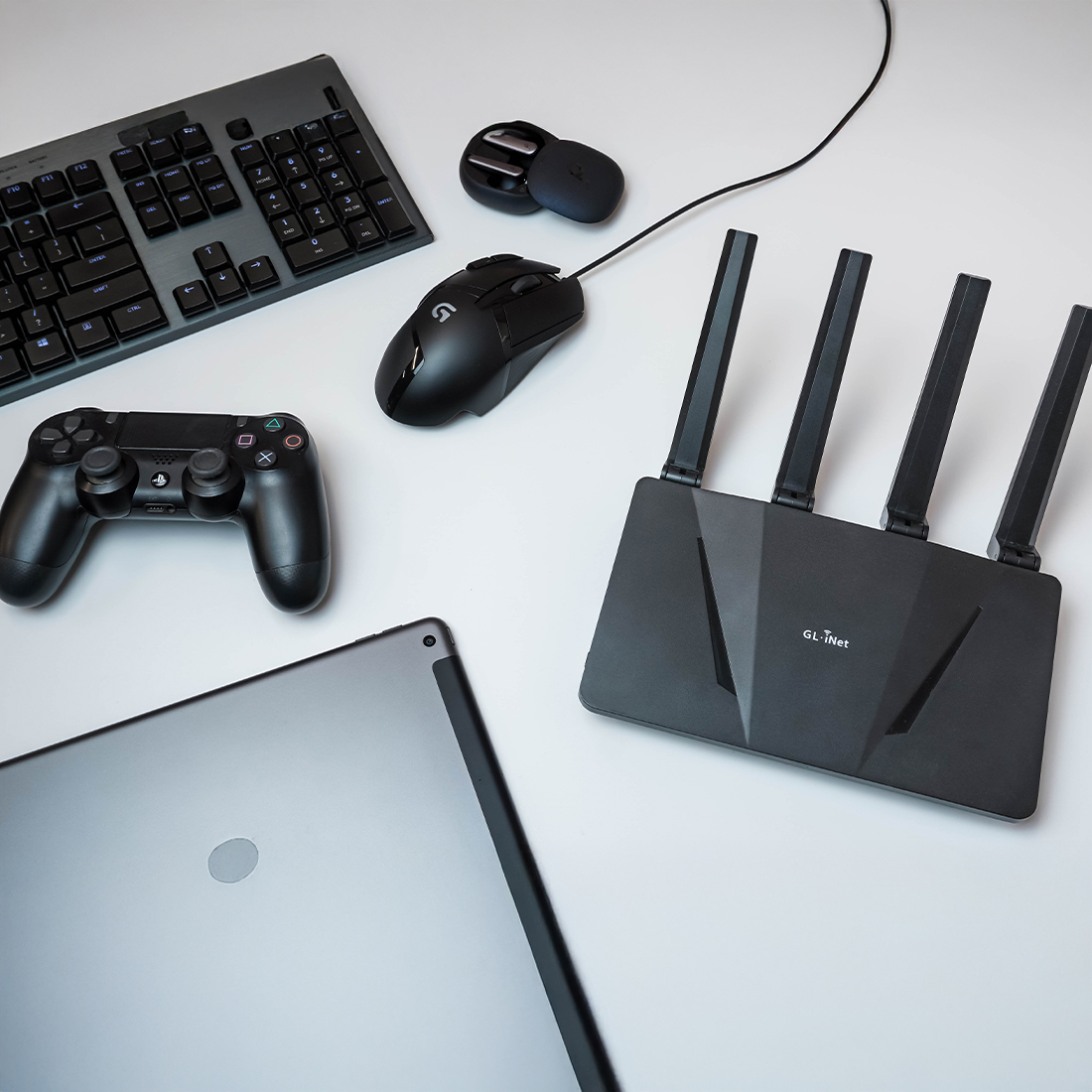 GL.iNet Flint GL-AX1800 niski ping stabilne połączenie online