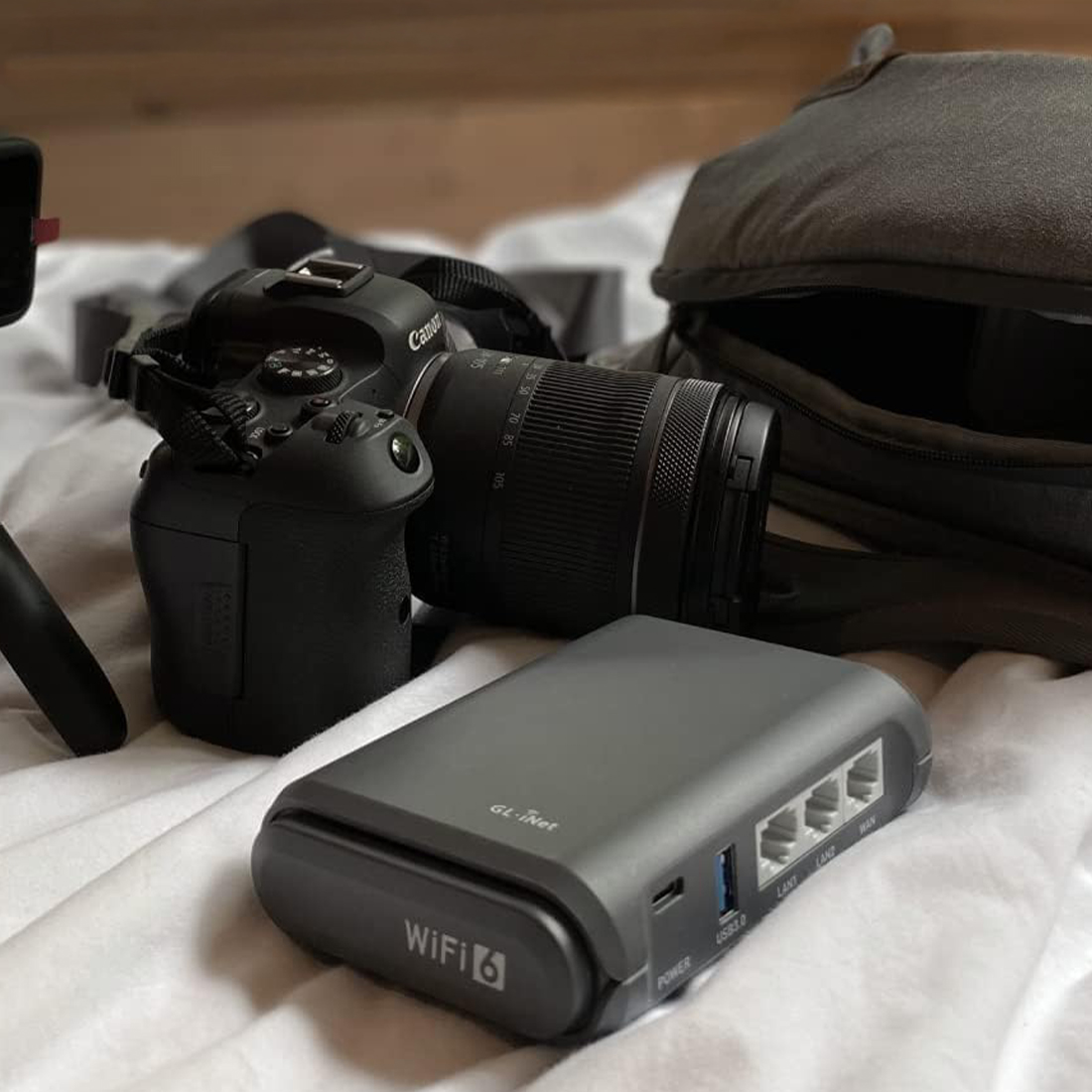 podrożny router wifi pocket travel glinet slate ax kompaktowy