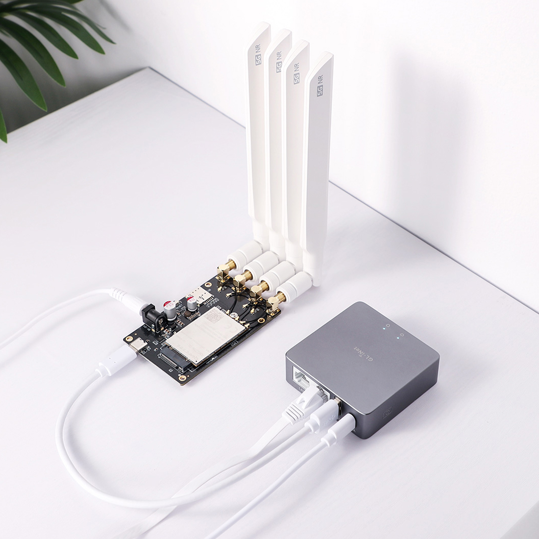 GL.iNet Brume 2 rozbudowa o modem 5G GL-M2 multi-WAN failover