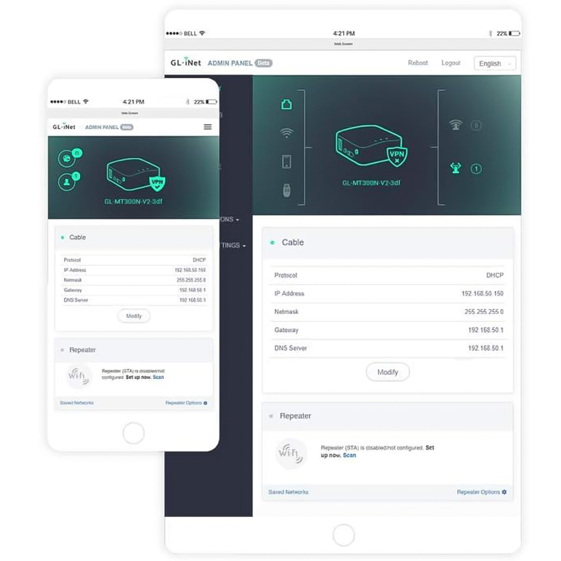 router glinet mango gl-mt300n-v2 vpn openvpn wireguard prywatnosc