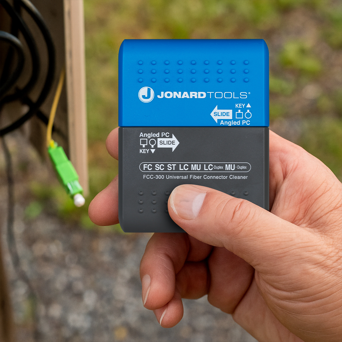 Zastosowanie FCC-300 Jonard Tools w FTTH i data center