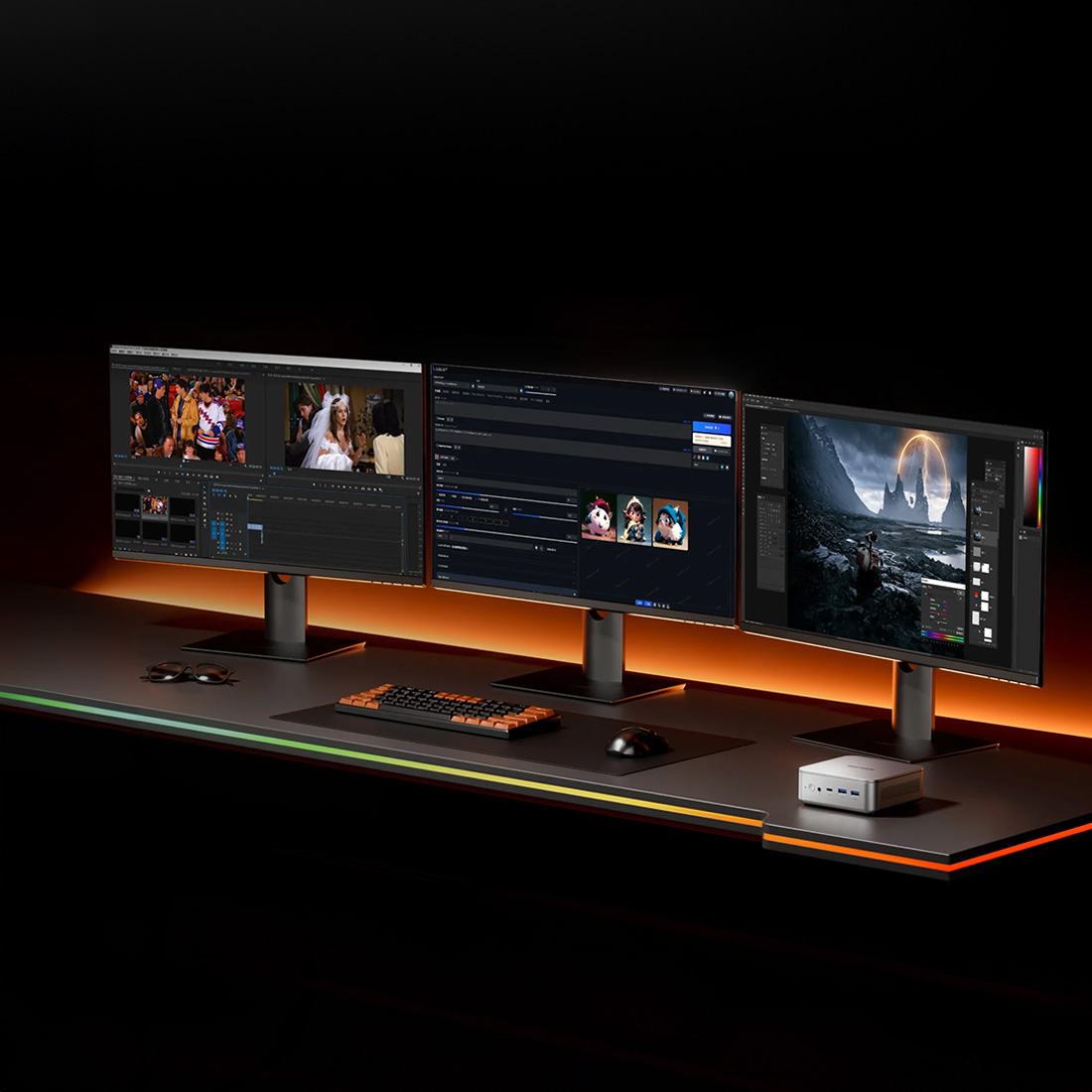 Zintegrowana karta graficzna AMD Radeon 890M w komputerze mini PC