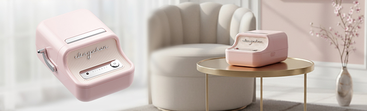 drukarka etykiet Niimbot B21 różowa