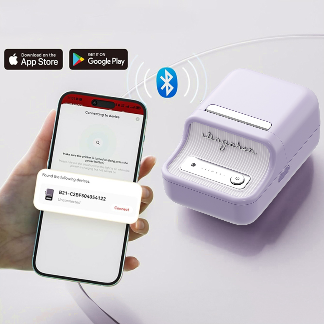 aplikacja Niimbot B21 Pro szablony i ikony