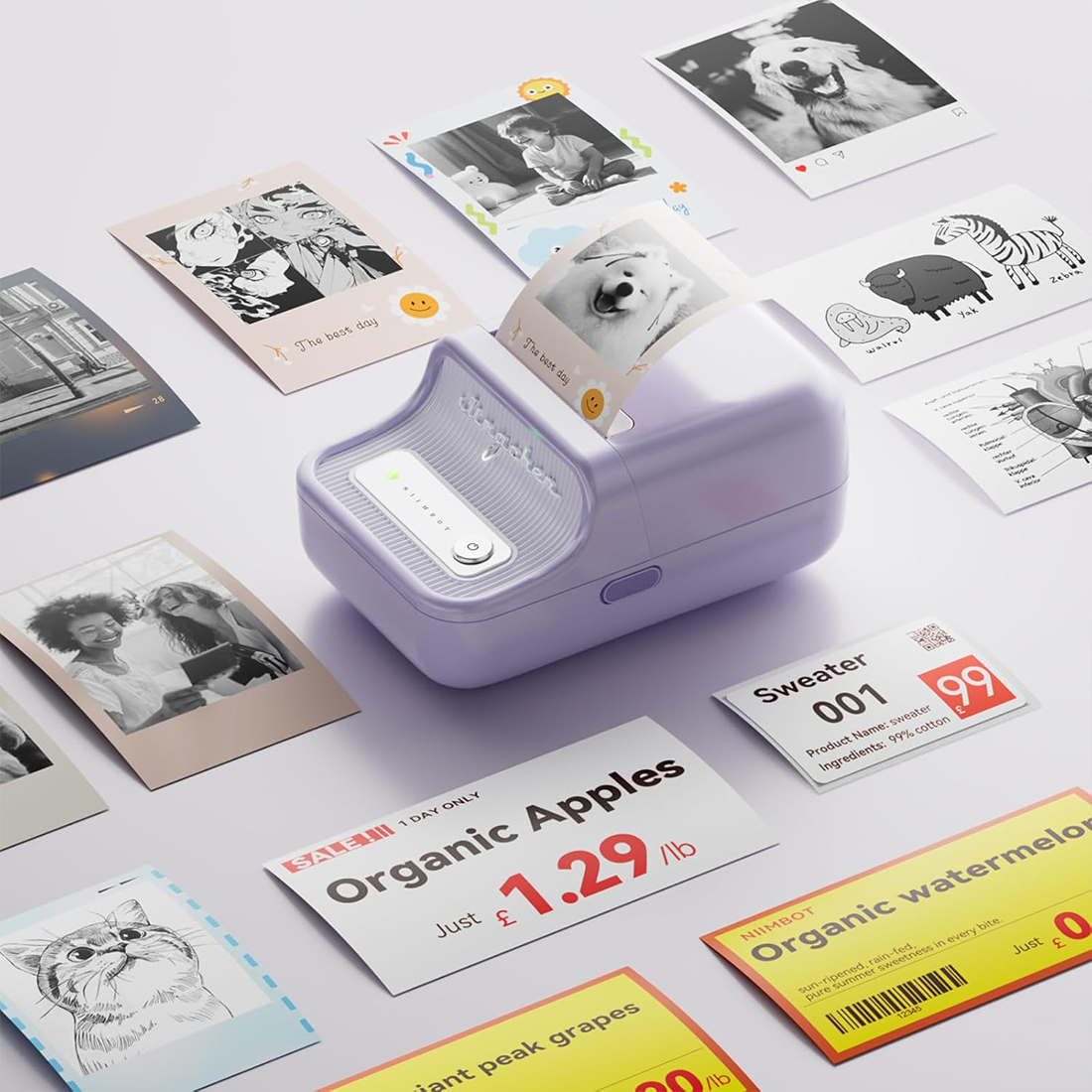 drukarka termiczna Niimbot B21 Pro bez tuszu